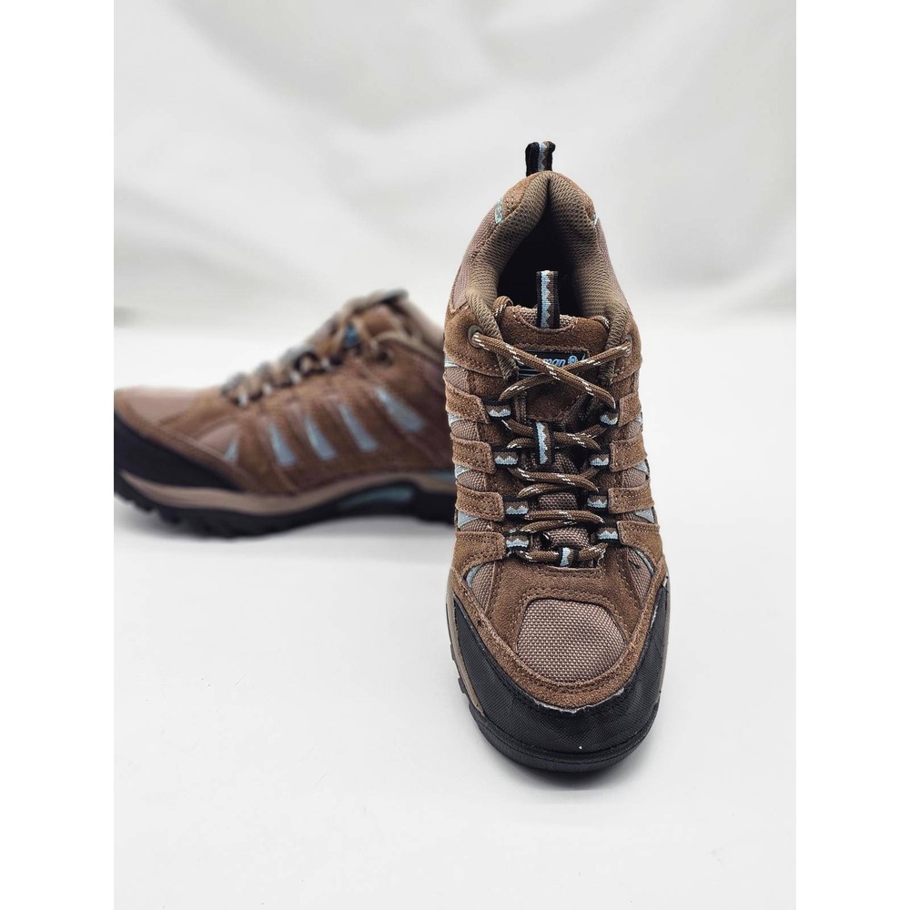 Coleman Crescent-W Hiking Shoes Women 7 Brown Leather Mesh Outdoor